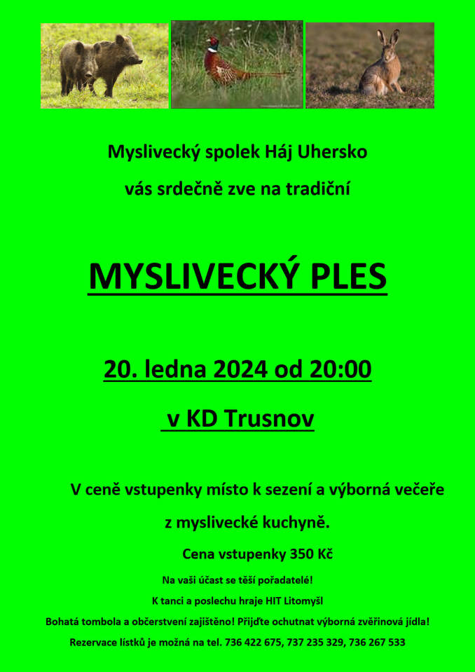 Model.Name: 2024 01 20 Trusnov Myslivecky Ples