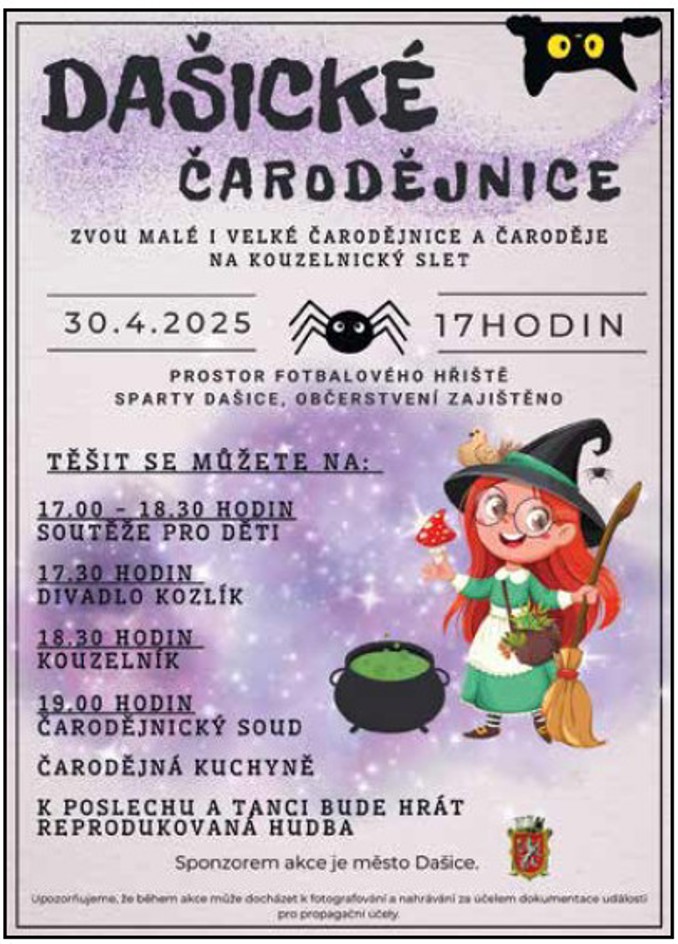 Model.Name: 2025 04 30 Dašice Dašické Čarodějnice Plakát