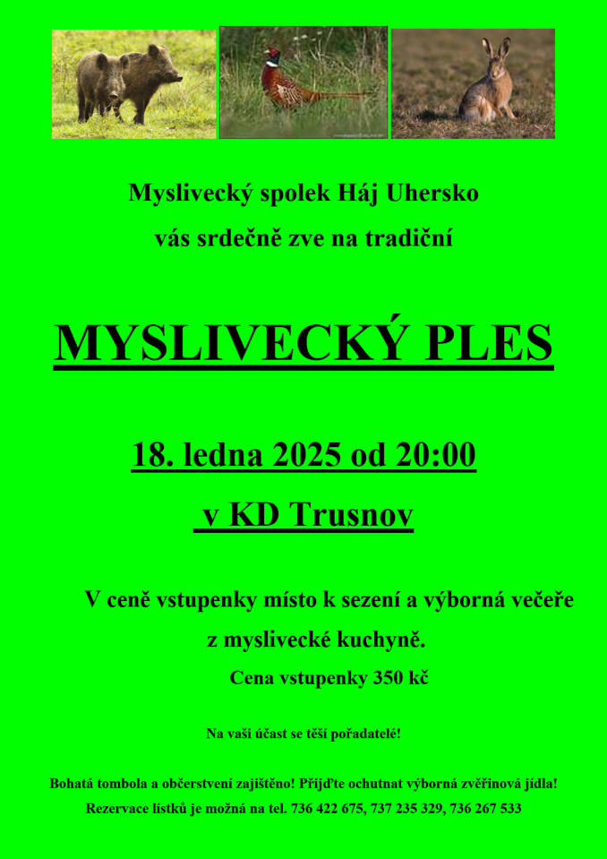 Model.Name: 2025 01 18 Trusnov Myslivecky Ples
