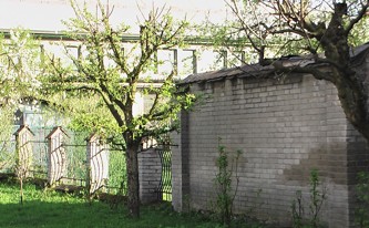 Část oplocení zahrady Zemánkovy vily