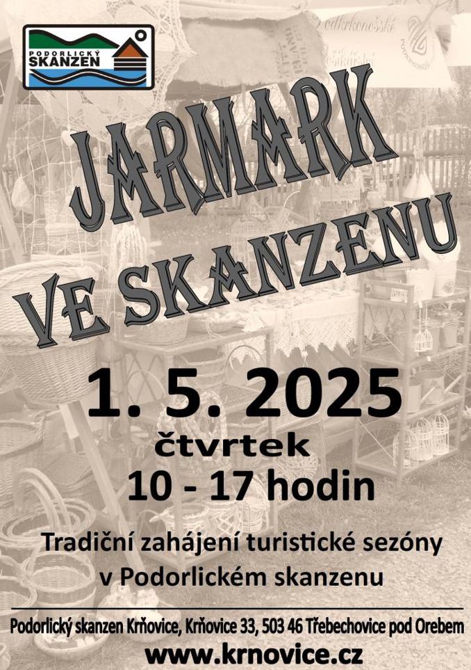 Model.Name: 2025 05 01 Krňovice Jarmark Ve Skanzenu Plakát