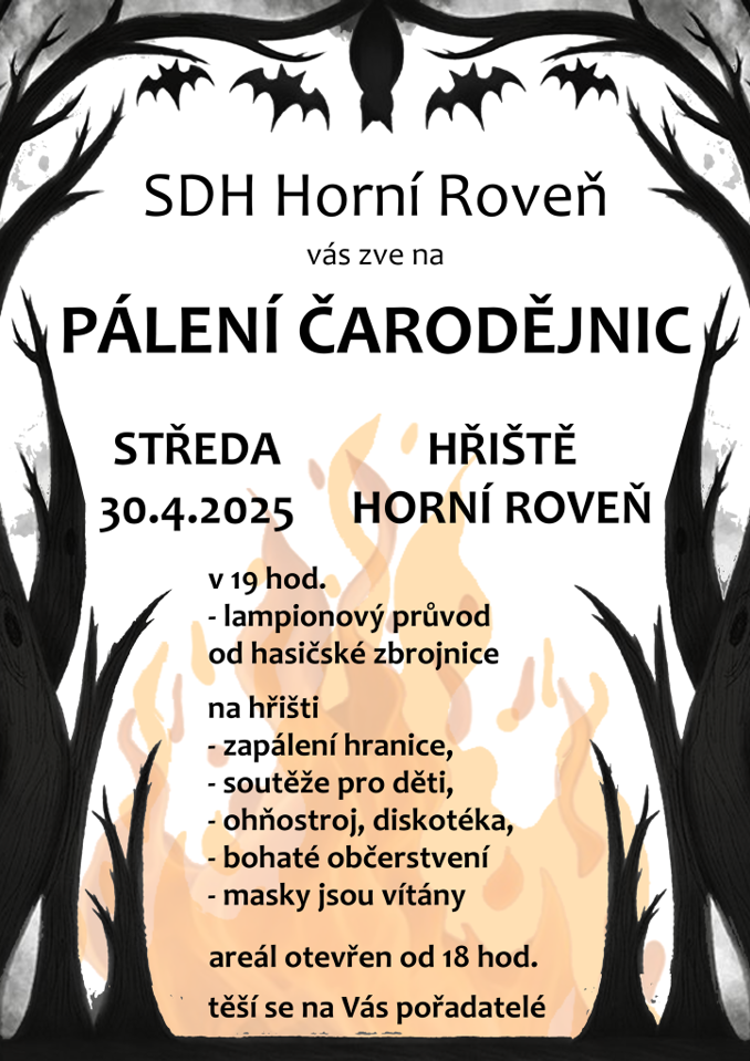 Model.Name: 2025 04 30 Horní Roveň Pálení Čarodějnic Plakát