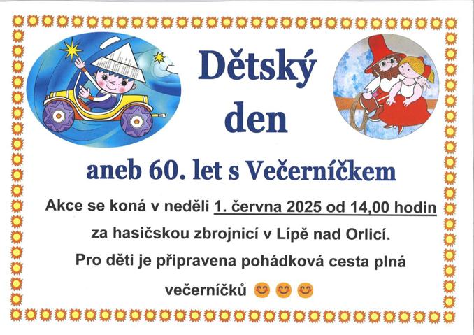 Model.Name: 2025 06 01 Lípa Nad Orlicí Dětský Den Plakát