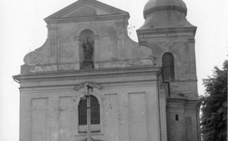 Kostel sv. Martina v roce 1963
