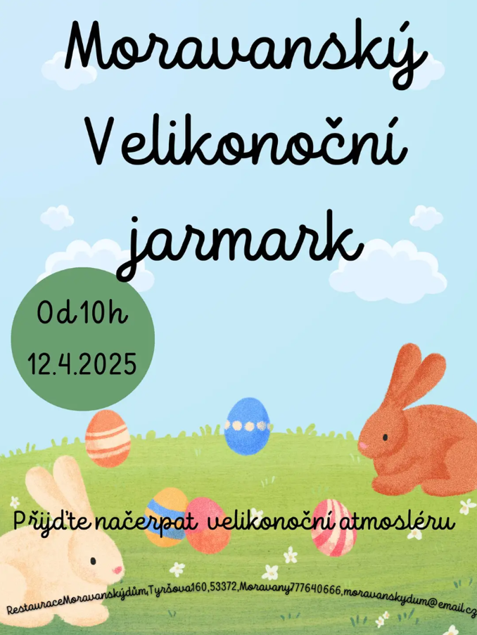 Model.Name: 2025 04 12 Moravany Moravanský Velikonoční Jarmark Plakát